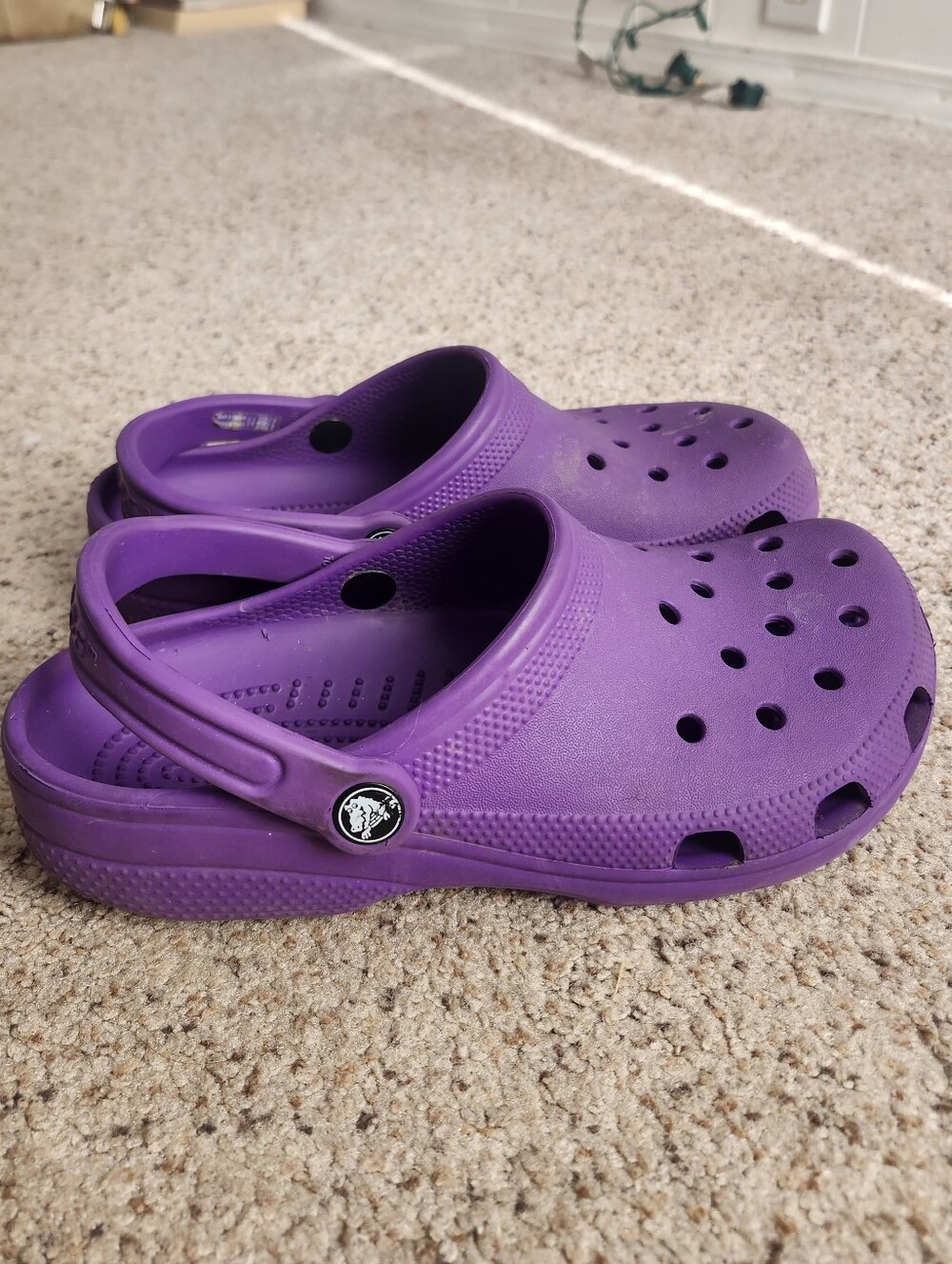 Women's Purple Crocs - Picture 5 of 10